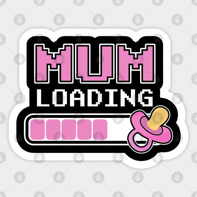 Cute Mom To Be Loading New Mother Newborn Baby Pregnancy Pregnant Sticker by Kuehni